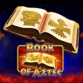 Logo of Book of Aztec from Amatic Industries at Lataamo Casino