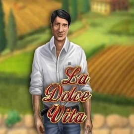 La Dolce Vita slot logo by Gamomat at Lataamo Casino
