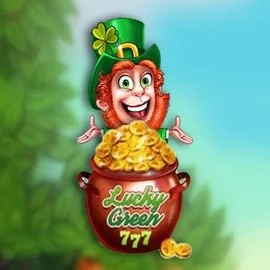 Lucky Green slot logo by betiXon at Lataamo CasinoLucky Green