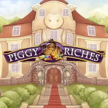 Slots logo of Piggy Riches from NetEnt at Lataamo Casino