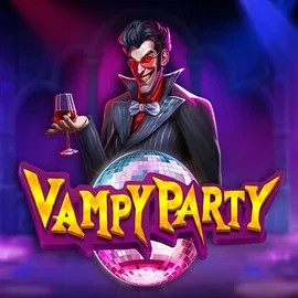 Vampy Party slot logo by Pragmatic Play at Lataamo Casino
